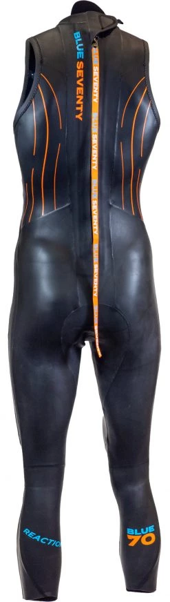 Nouveau 🎉 Blueseventy Reaction Sleeveless Wetsuit Men, noir ❤️ -Maillots de bain Soldes blueseventy reaction sleeveless wetsuit men black 4