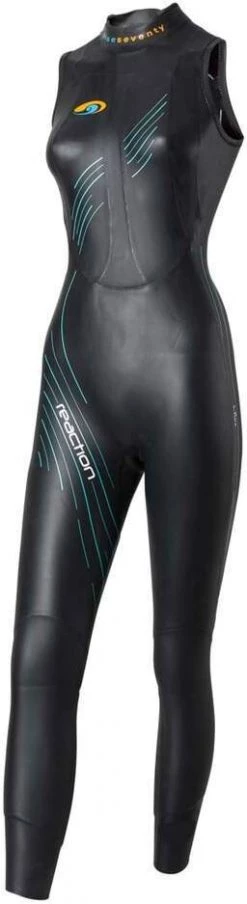 Meilleure affaire 🤩 Blueseventy Reaction Combinaison sans manches Femme, noir 👍