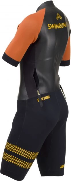 Grosses soldes ✔️ Colting Wetsuits Swimrun Go Combinaison Femme, noir/jaune ✨ -Maillots de bain Soldes colting wetsuits swimrun go wetsuit women black 5 1