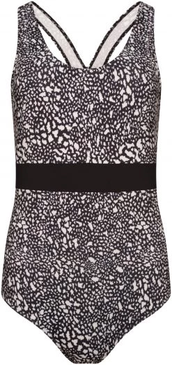 Bon marché 💯 Dare 2b Make Waves Swimsuit Women, noir/blanc 😍