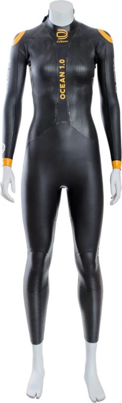 Bon marché 🔔 Deboer Ocean 1.0 Wetsuit Women, noir 👍