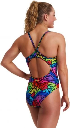 Meilleure vente ⭐ Funkita Diamond Back One Piece 😍 Swimsuit Women, Multicolore ✨ -Maillots de bain Soldes funkita diamond back one piece swimsuit women cabbage patch 3