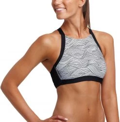 Promo 🔔 Funkita Hi Light Swim Top Women, noir/blanc 🔥 5 Promo 🔔 Funkita Hi Light Swim Top Women, noir/blanc 🔥 -Maillots de bain Soldes funkita hi light swim top women ice current 4