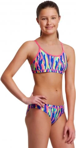 Remise ⌛ Funkita Racerback One Piece Swimsuit Girls, Multicolore 🔔 -Maillots de bain Soldes funkita racerback one piece swimsuit girls wing tips 4