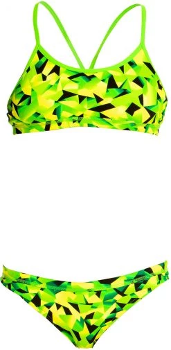 Promo ⭐ Funkita Racerback Two Piece ⭐ Bikini Fille, Multicolore ✨