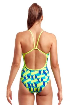 Meilleur prix 🥰 Funkita Single Strap One Piece Swimsuit 🧨 Women, Multicolore ✨ -Maillots de bain Soldes funkita single strap one piece swimsuit women blue blockers 3