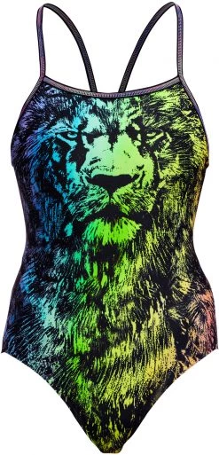 Bon marché 👏 Funkita Single Strap One Piece Swimsuit Women, Multicolore 👏