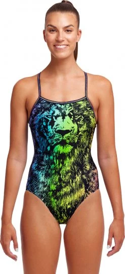 Maillots de bain Soldes -Maillots de bain Soldes funkita single strap one piece swimsuit women lion eyes 2