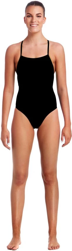 Remise 🔔 Funkita Strapped In Swimsuit Women, bleu ✨ -Maillots de bain Soldes funkita strapped in one piece swimsuit women still black solid 5 1