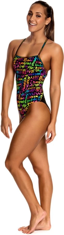 De gros 😀 Funkita Strapped In One Piece Swimsuit Women, Multicolore ⭐ -Maillots de bain Soldes funkita strapped in one piece women love funkita 3 2