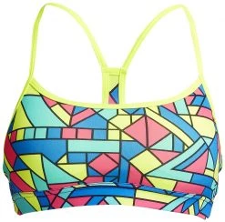 Vente flash 😉 Funkita Swim Crop Top Women, Multicolore 😀