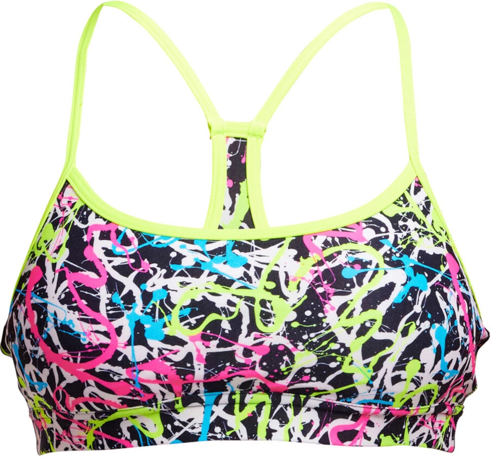 Funkita Swim Crop Top Women, bleu/Multicolore Coupon 🛒 Funkita Swim Crop Top 🧨 Women, bleu/Multicolore ❤️ -Maillots de bain Soldes funkita swim crop top women messed up 1 2