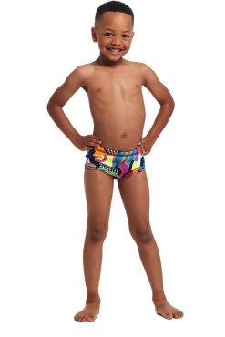 Budget 🤩 Funky Trunks Printed Trunks Boys, Multicolore ⭐ -Maillots de bain Soldes funky trunks printed trunks boys bel air beats 4 2