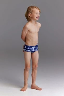Grosses soldes ⭐ Funky Trunks Printed Trunks Boys, bleu/blanc 🛒 -Maillots de bain Soldes funky trunks printed trunks boys rompa chompa 5