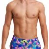 Coupon ✨ Funky Trunks Shorty Shorts Men, Multicolore 🔔 -Maillots de bain Soldes funky trunks shorty shorts jammers men mingo magic 1