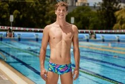 Tout neuf ⌛ Funky Trunks Sidewinder Trunks Men, bleu/turquoise ⌛ -Maillots de bain Soldes funky trunks sidewinder trunks men air lift 5