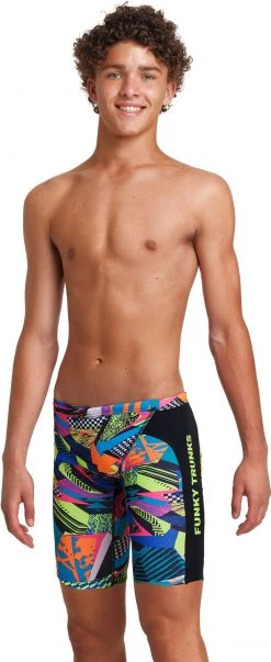 Remise 🎁 Funky Trunks Training Jammers Boys, Multicolore ❤️