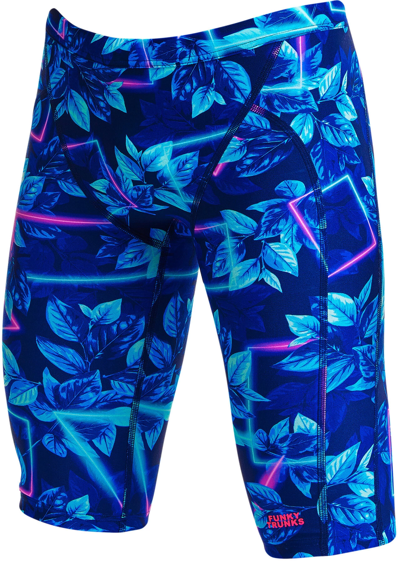 Funky Trunks Training Jammers Boys, bleu Meilleure affaire 👍 Funky Trunks Training Jammers Boys, bleu 👍 -Maillots de bain Soldes funky trunks training jammers boys leaf laser 1