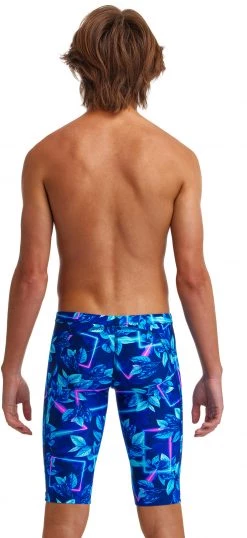 Meilleure affaire 👍 Funky Trunks Training Jammers Boys, bleu 👍 5 Meilleure affaire 👍 Funky Trunks Training Jammers Boys, bleu 👍 -Maillots de bain Soldes funky trunks training jammers boys leaf laser 4