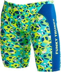 Sortie 🌟 Funky Trunks Training Caleçon de bain Homme, Multicolore/noir 🌟