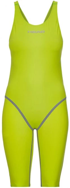 Budget ⌛ Head Liquidfire Power Xt Open Back Swimsuit Women, jaune 😉
