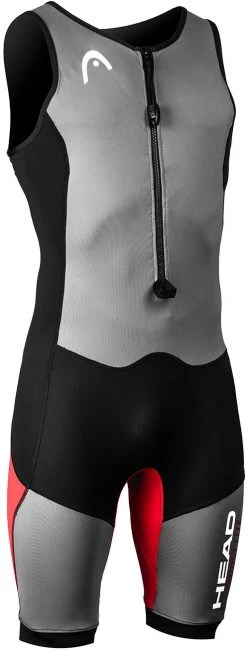 Meilleure vente ⭐ Head Swimrun MyBoost Lite Combinaison Femme, gris/rouge ✨