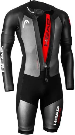 Nouveau ✨ Head Swimrun MyBoost Pro Combinaison Homme, noir/argent ✨