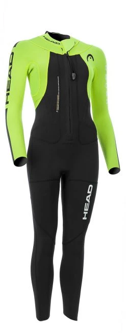 Sortie 😉 Head Swimrun Rough 4.3.2 Combinaison Femme, jaune/noir 🛒