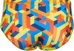 De gros ⭐ HUUB Quarterly Print Brief Men, Multicolore 🧨 -Maillots de bain Soldes huub quarterly print brief men changes quarterly 3