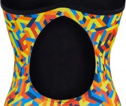 Nouveau 🧨 HUUB Quarterly Print Costume ❤️ Women, Multicolore ✨ -Maillots de bain Soldes huub quarterly print costume women changes quarterly 3