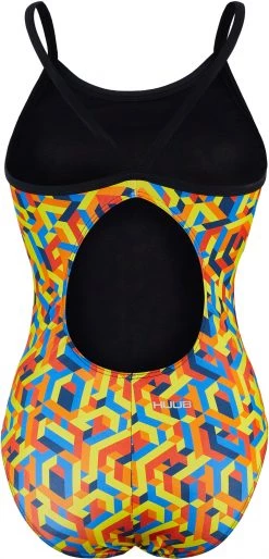 Nouveau 🧨 HUUB Quarterly Print Costume ❤️ Women, Multicolore ✨ -Maillots de bain Soldes huub quarterly print costume women changes quarterly 4