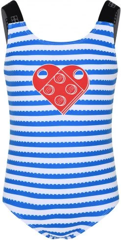 Meilleure affaire ✔️ LEGO wear Lwajra 305 👍 Swimsuit Kids, bleu/blanc ⌛