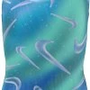 Budget ⌛ Nike Swim Aurora Swoosh Spiderback One Piece ✨ Swimsuit Girls, bleu/turquoise ❤️ -Maillots de bain Soldes nike swim aurora swoosh spiderback one piece swimsuit girls photo blue 1
