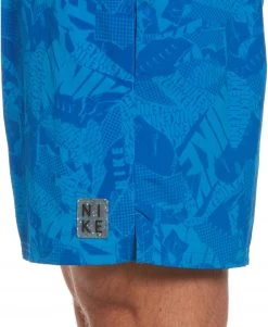 Le moins cher 🤩 Nike Swim Collage 5" Volley Shorts Men, Bleu pétrole 💯 -Maillots de bain Soldes nike swim collage 5 volley shorts men photo blue 4 1
