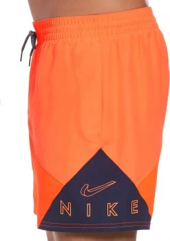 Nouveau ✔️ Nike Swim Logo 5" Volley Shorts Men, violet/bleu 😉 -Maillots de bain Soldes nike swim logo 5 volley shorts men midnight navy 3