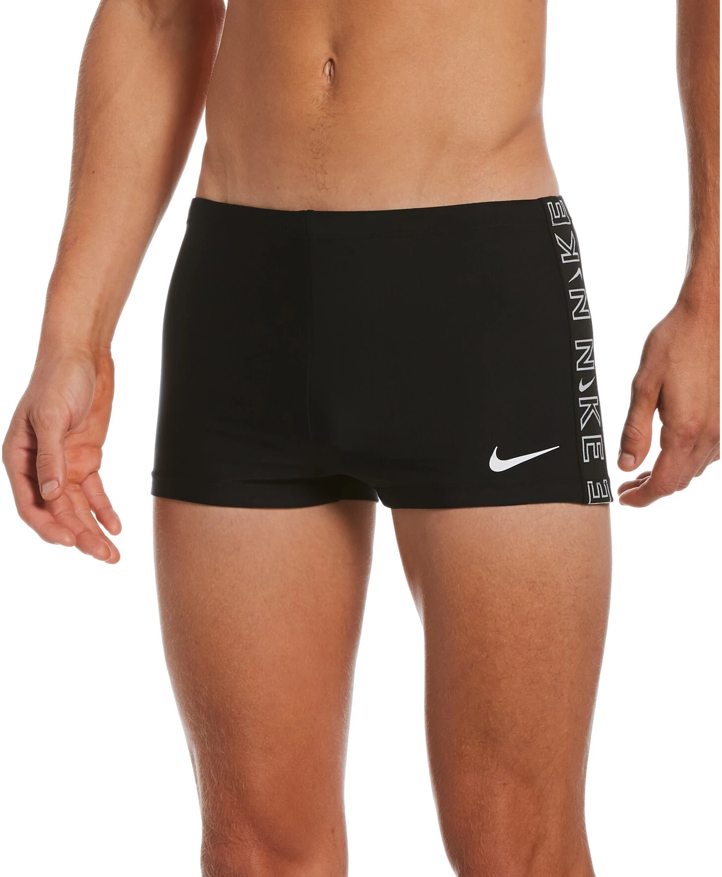 Nike Swim Logo Tape Square Leg Shorts Men, rouge/noir Bon marché 👏 Nike Swim Logo Tape Square Leg Shorts Men, rouge/noir ⌛ -Maillots de bain Soldes nike swim logo tape square leg shorts men black 1 1
