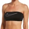 Bon marché 😍 Nike Swim Multi Logo Banded Bikini Top Women, turquoise 🤩 -Maillots de bain Soldes nike swim multi logo banded bikini top women black 1