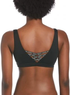 Budget ❤️ Nike Swim ✔️ Sneakerkini Scoop Neck Bikini Top Women, noir ⭐ -Maillots de bain Soldes nike swim sneakerkini scoop neck bikini top women black 2