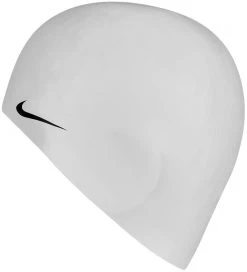 De gros ⌛ Nike Swim Solid Bonnet de bain en silicone, rouge 🔥