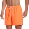 Tout neuf 🌟 Nike Swim Swoosh Break 5" Volley Shorts Men, rouge 👍 -Maillots de bain Soldes nike swim swoosh break 5 volley shorts men atomic orange 1