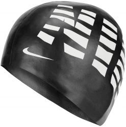 Le moins cher ❤️ Nike Swim Wave Stripe Graphic Cap, blanc 🤩