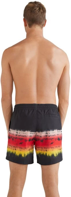 Le moins cher 🔔 O'Neill Horizon Shorts Men, noir/Multicolore ✔️ -Maillots de bain Soldes oneill horizon shorts men black multi 4