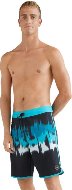 Meilleure vente 🤩 O'Neill Hyperfreak Dreamweaver Boardshorts Men, noir/turquoise ⌛ -Maillots de bain Soldes oneill hyperfreak dreamweaver boardshorts men black multi 3 1