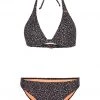 Meilleure affaire ✨ O'Neill Marga Rita Fixed Bikini Women, noir/Multicolore 👏 -Maillots de bain Soldes oneill marga rita fixed bikini women black 1 1
