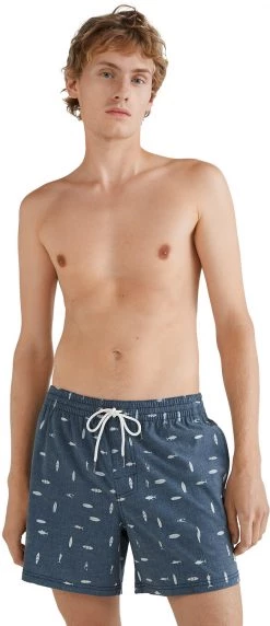Top 10 ❤️ O'Neill Mini Print Shorts Men, bleu ⌛ -Maillots de bain Soldes oneill mini print shorts men blue ao 3