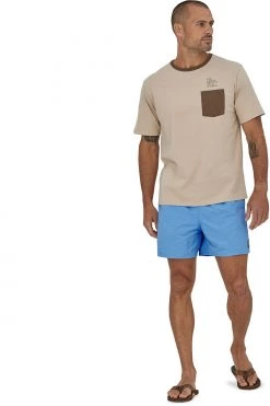 Grosses soldes 😀 Patagonia Baggies Short 5" Homme, orange 💯 -Maillots de bain Soldes patagonia baggies shorts 5 men clean currents patch lago blue 4