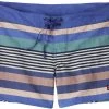 Budget 👍 Patagonia Wavefarer Boardshorts 5" Women, bleu ⌛ -Maillots de bain Soldes patagonia wavefarer boardshorts 5 women fitz stripe small float blue 1 1