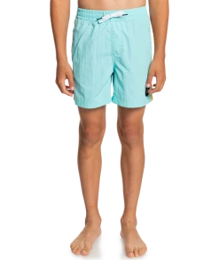 Offres ❤️ Quiksilver Ocean Beach Please 14" Shorts Youth, bleu ⌛ -Maillots de bain Soldes quiksilver ocean beach please 14 shorts youth angel blue 3