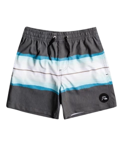 Meilleure affaire ✨ Quiksilver Resin Tint 14" Volley Shorts Youth, bleu/blanc 🛒
