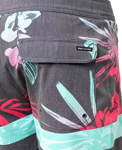 Coupon ⌛ Rip Curl Mirage Retro Jungle Shorts Men, gris/Multicolore 👍 -Maillots de bain Soldes rip curl mirage retro jungle shorts men black 6